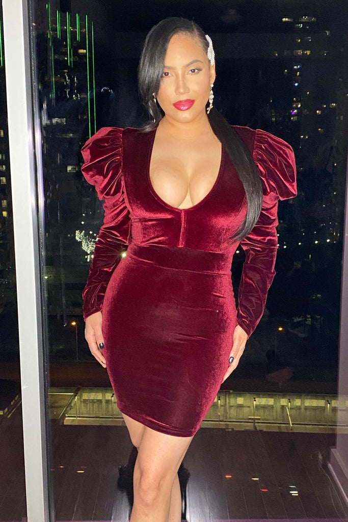 ANDRÉSD curved square velour dress カーヴドスクエアベロアドレス / curved square velour dress（ドレス