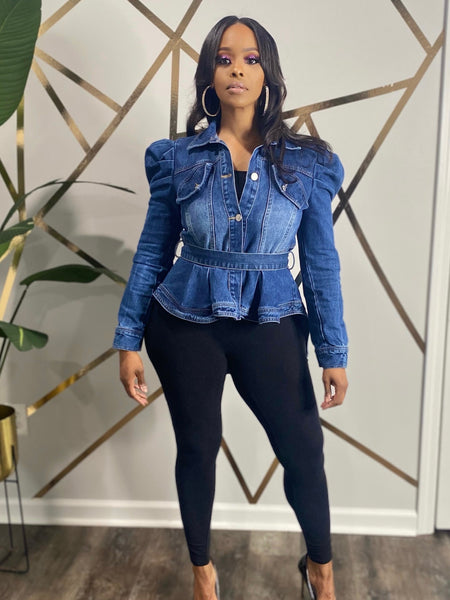 High Low Denim Jacket