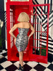 Tube Snake Dress (Silver)