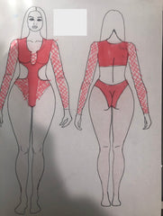 Cafe Circa- Mystique Spandex (Berry/Fuchsia)